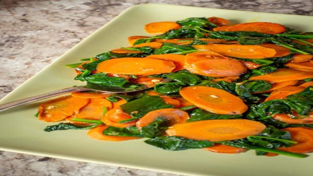 Sautéed Carrots and Spinach